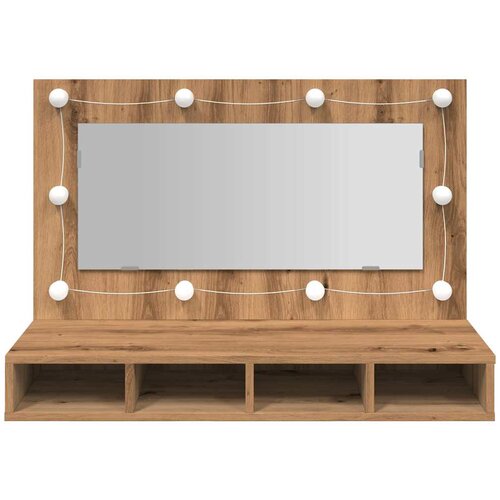  s ogledalom i LED zaslonom Artisan hrast 90x31,5x62 cm Slike