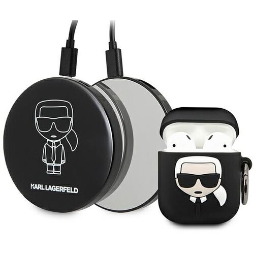 Karl Lagerfeld ETUI ZA AIRPODS + POWER BANK IKONIK KLBPPBOA2K, (21977024) Cene