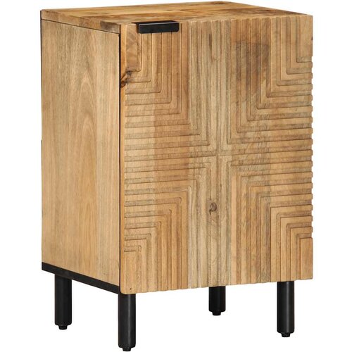 vidaXL Kopalniška omarica Brown 38x33,5x58 cm Masivni les Mango Cene