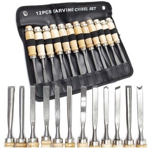 Wiltec set dlet za rezbarjenje 12 delni 62645 Cene
