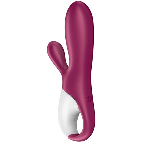 Satisfyer Vibrator Hot Bunny z aplikacijo, rdeč Slike