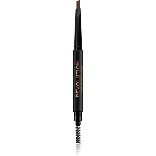 Makeup Revolution Duo Brow Definer precizna olovka za obrve nijansa Light Brown 0,25 g Cijene