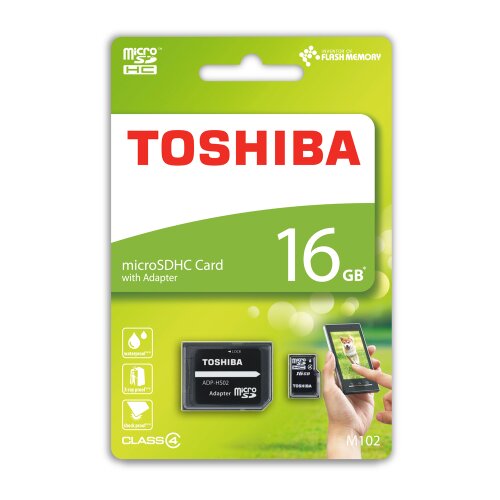 Toshiba SPOMINSKA KARTICA 16GB micro SDHC z adapterjem SD Cene