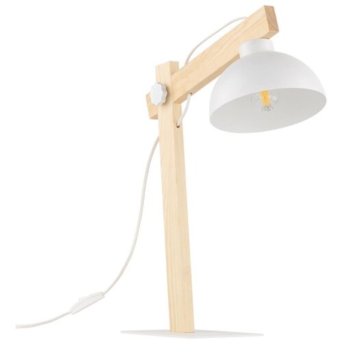  Stona lampa OSLO 1xE27/15W/230V borovina/bela Cene