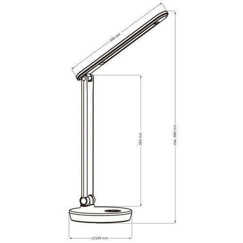  LED RGBW prigu&amp;scaron;iva dodirna stona lampa NEPTUN LED/7W/230V bela Slike