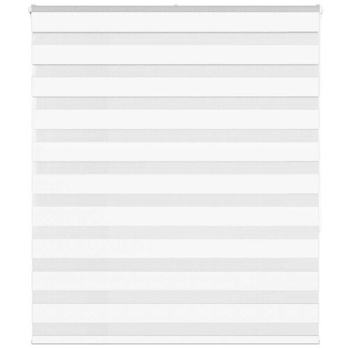 vidaXL zebra senčilo bela 130x150 cm tkanina širina 125,9cm poliester Cene