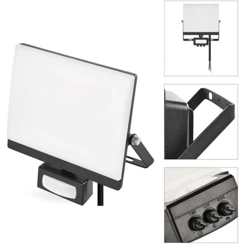  LED reflektor sa senzorom pokreta TAMBO EVO LED/30W/230V 4000K IP44 crna Slike