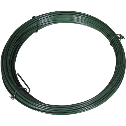 vidaXL žica za zatezanje ograde 25 m 1,4/2 mm čelična zelena Cijene