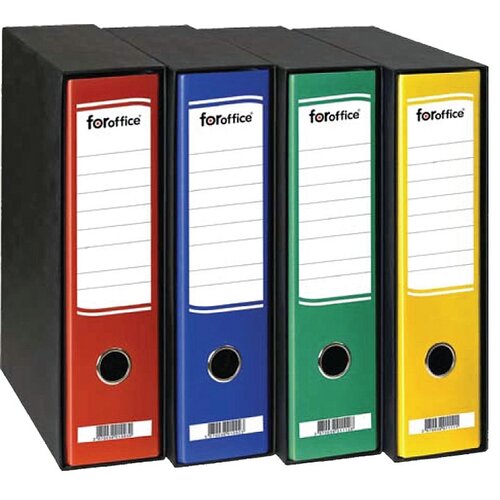 Registrator Foroffice A4/80 v &amp;scaron;katli (rumena), 1 kos Slike