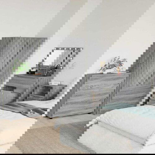 vidaXL Omarica za shranjevanje Siva Sonoma 80 x 48 x 57 cm Cene