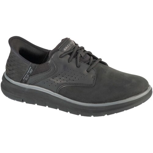 Skechers Nizke superge Slip-Ins: Orell - Yates Črna Cene
