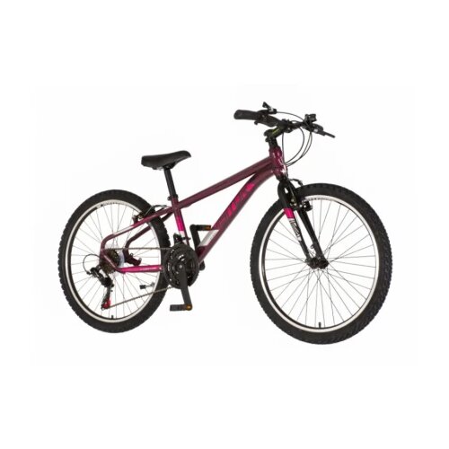 Visitor bicikl radiance 24&amp;quot; bordo roze Slike