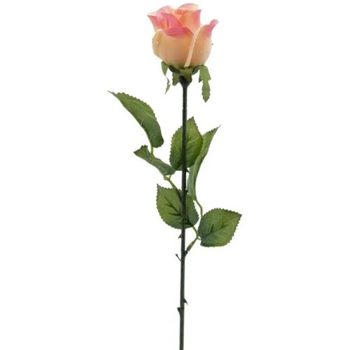 Di.Mo veštački cvet ruža sa rosom 52cm, roze Cene