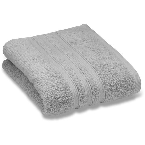Catherine Lansfield Svijetlo sivi pamučan ručnik od frotira 50x85 cm Zero Twist – Cijene