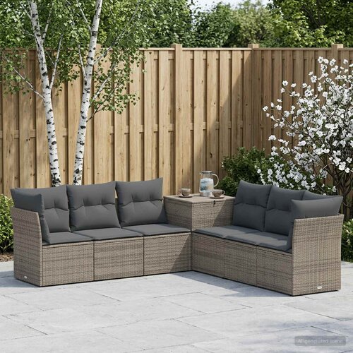  Set sofe 7 kom. Siva i tamno siva 234 x 234 x 85 cm Cene