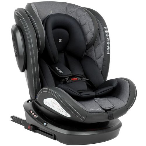 Kikka Boo auto sedište 0-1-2-3 (0-36 kg) Stark ISOFIX Dark Grey Cene