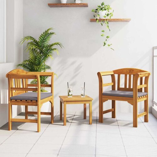  Vrtna sedežna garnitura vrtnica 3 pcs Naravna, (5000154410) Cene