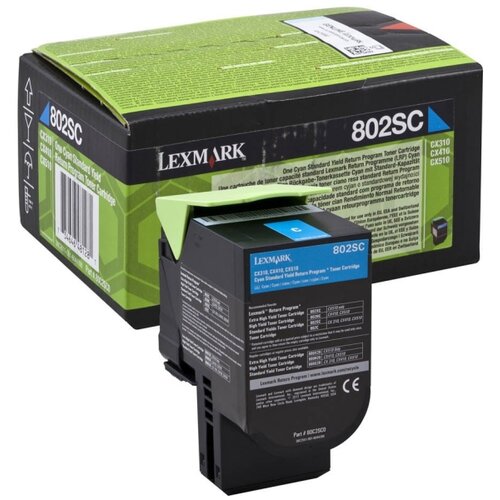  Lexmark 802SC (80C2SC0) moder/cyan - original Slike