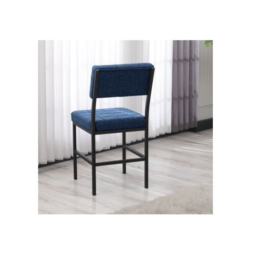 Hanah home trpezarijska stolica dubai navy blue Slike
