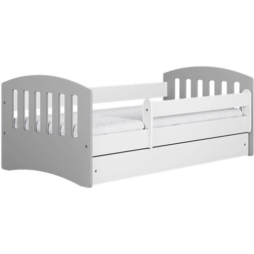 HAPPYKIDS Dječji krevet Kasper 1 160x80 sa madracem bez ladice Siva Cene