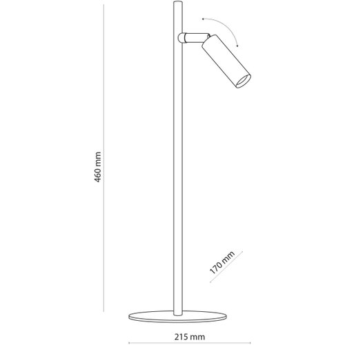  LED stona lampa LAGOS 1xG9/6W/230V 4000K crna/zlatna Slike