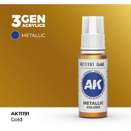 AK Interactive Gold 17ml - 3rd Gen Akrilna Boja AK11191 Slike