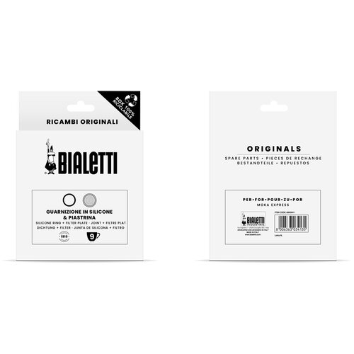 Bialetti Set tesnila in filtrov za kafetiere, 2 skodelici Slike