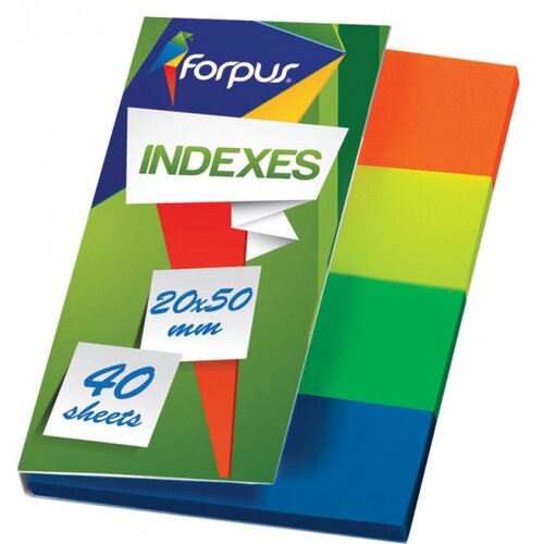 Forpus Samolepilni pvc Indeks lističi 4/1 Slike
