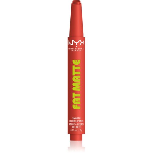 NYX Professional Makeup Fat Matte balzam za ustnice z mat učinkom Coral Cuddlin&amp;#039; 2 g Slike