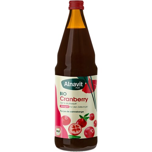 Alnavit Bio matični brusnični sok - 750 ml Slike