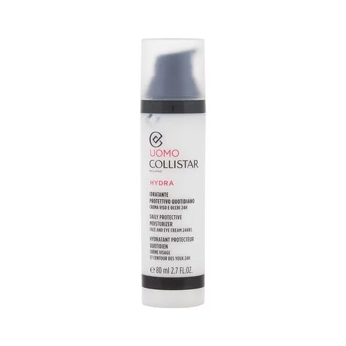 Collistar uomo daily protective moisturizer face and eye cream vlažilna krema za obraz in okoli oči 80 ml za moške