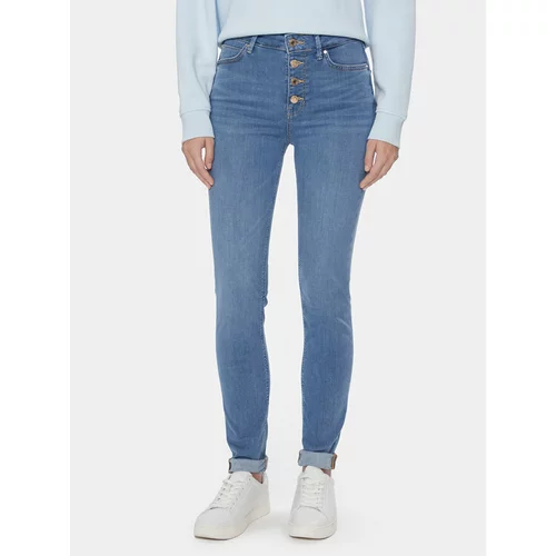 Guess Jeans hlače W4RA28 D5903 Modra Skinny Fit