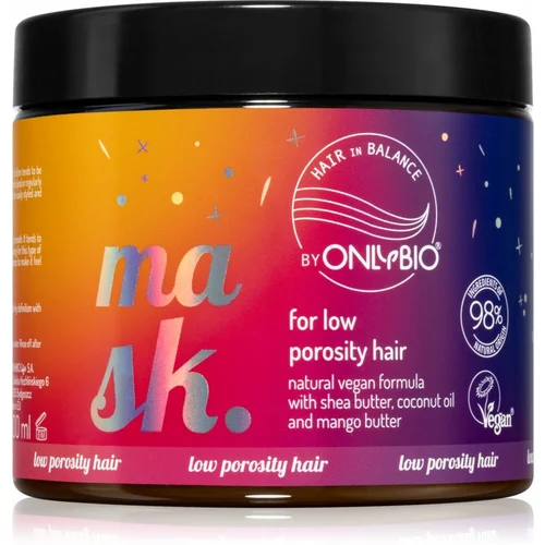 OnlyBio Hair in Balance maska za lase za normalne do suhe lase 400 ml