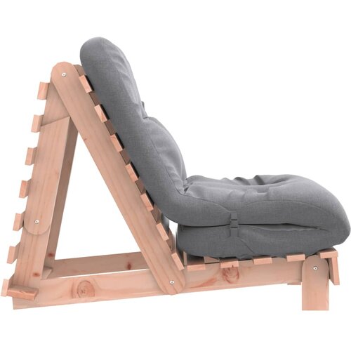  Futon na razvlačenje s madracem 60x206x11 cm masivna duglazija Slike