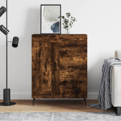 vidaXL Komoda boja dimljenog hrasta 69 5x34x90 cm konstruirano drvo Cijene