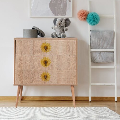  Komoda City Trio Seed, 80x89x40 cm, Boja hrasta Cene