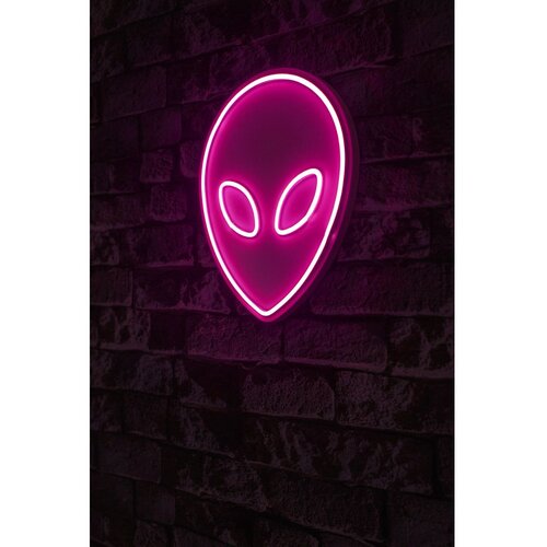 Wallity Dekorativna LED rasveta Alien, 25x30x3cm, Roze Cene