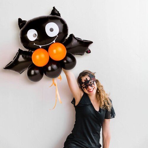 Family Balon netopir z okrasnimi baloni &ndash; komplet za noč čarovnic (Halloween dekoracija), (5000183795) Cene