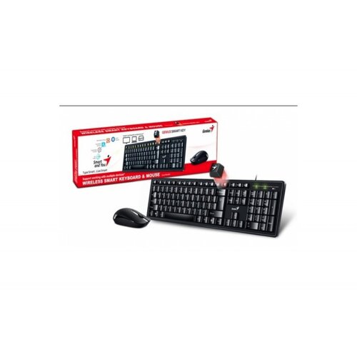  Tast+Mis USB Wireless Genius Smart KM-8200 YU Black Cene