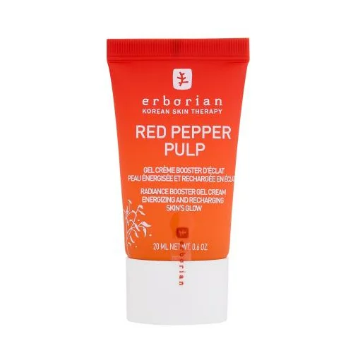 Erborian Red Pepper Pulp Radiance Booster Gel Cream osvetljevalna in poživitvena krema za obraz 20 ml za ženske