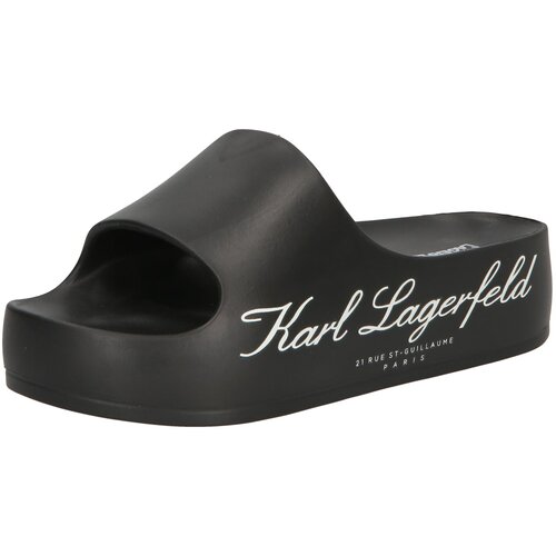 Karl Lagerfeld Natikači KL86000 Black Eco Eva Slike