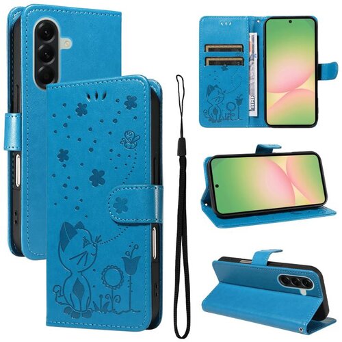 SUNSKY Eleganten ovitek etui za Samsung A57, Mucek, Moder Cene