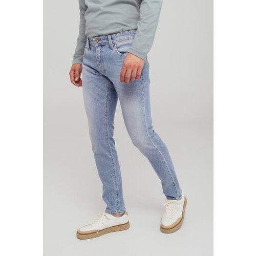 Legendww muske svetlo plave slim fit farmerice sa niskim strukom -model 106 Cene