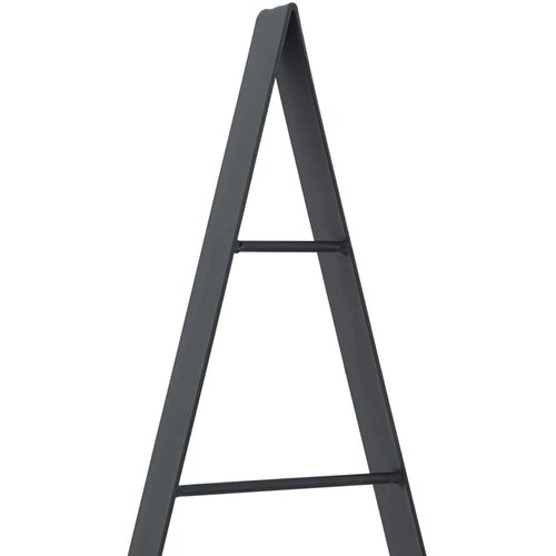 VidaXL Metalna božićna jelka s stalakom Crna 125 cm Čelik Slike