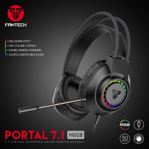  Slusalice Gaming Fantech HG28 Portal 7.1 crne Cene
