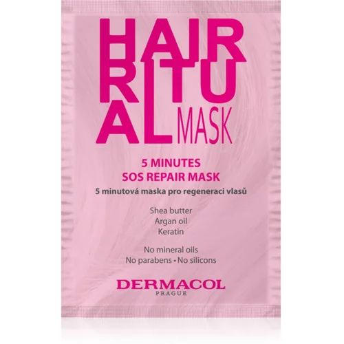 Dermacol Hair Ritual maska za intenzivnu regeneraciju za kosu 15 ml