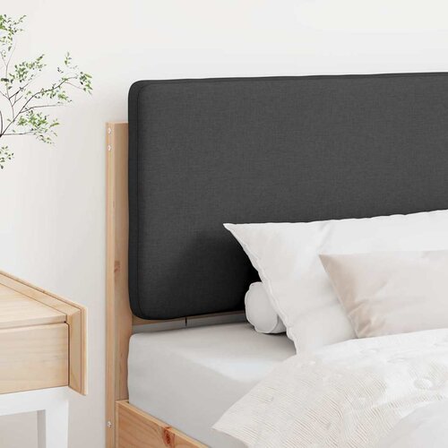  Tapecirani uzglavlje s uzglavljem Smeđa i tamno siva 100 cm Slike