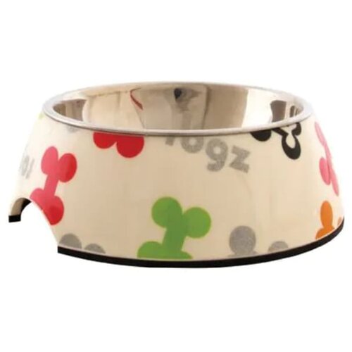 Rogz bowlz Trendy Medium Multi Bones Činija za pse Cene