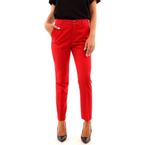 Liu Jo Elegantne hlače MF3130T4224 Rdeča Slike