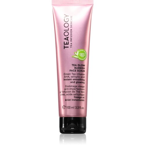 Teaology Tea Glow Blemish Face Scrub čistilni piling za obraz proti nepravilnostim na koži 100 ml Slike
